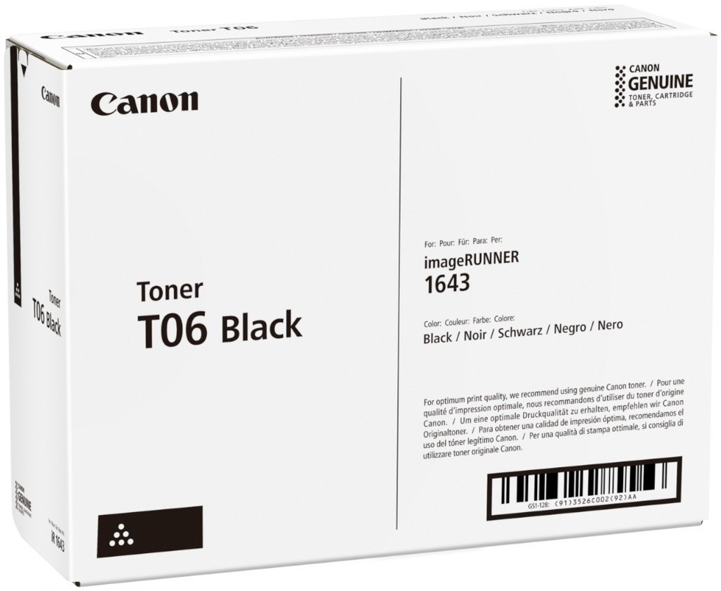 Copieur Canon imageRUNNER 1643i + Socle + Toner noir