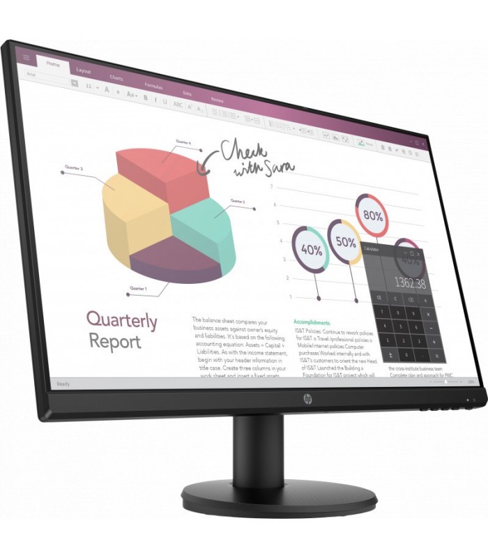 Écran HP P24v G4 23.8" Full HD (9TT78AS)
