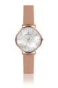 Montre à quartz en acier doré rose (MAZ-3214)