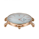 Montre à quartz en acier doré rose (MAZ-3214)