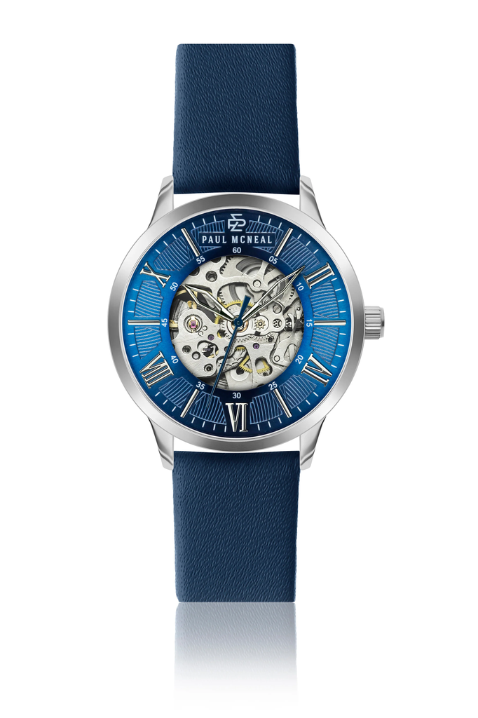 Montre automatique Paul McNeal en cuir Dignity (PDB-7020S)