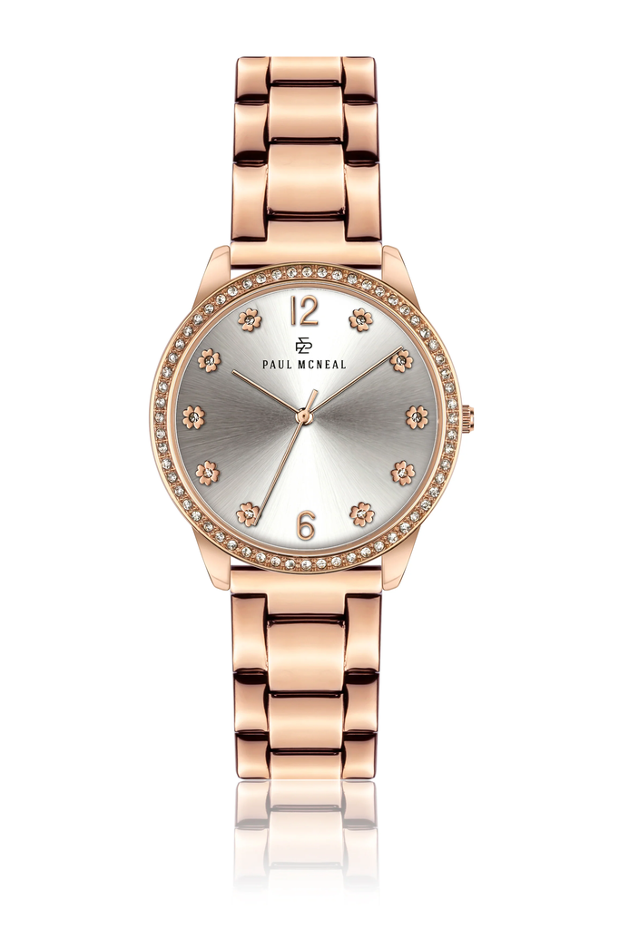 Montre Paul McNeal à quartz en acier doré rose (PCL-4418)