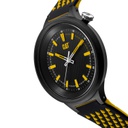 Montre Caterpillar DIAMOND MESH Noir/Jaune (LL.111.21.117)