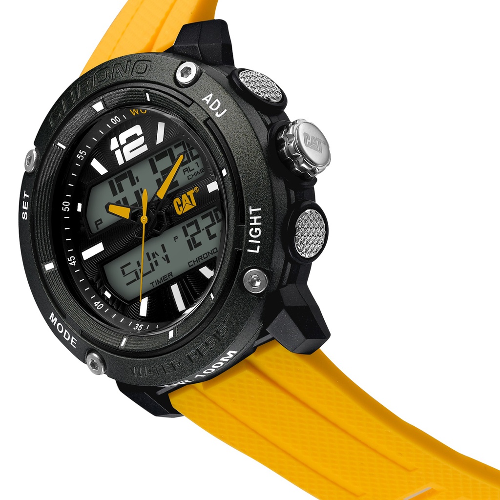 Montre Caterpillar POWER A Jaune / Noir (MF.145.27.111)