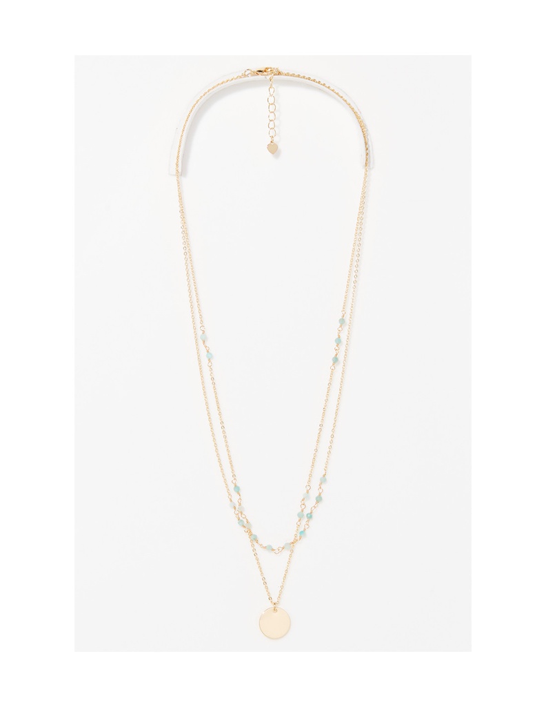 Collier Elynne amazonite (3C/L120Vj)