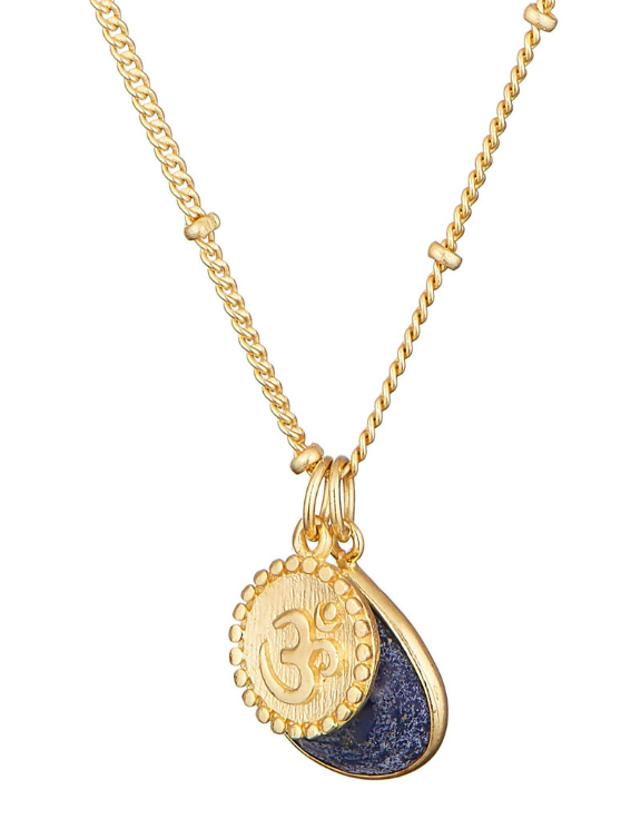 Collier Moonstone Betty Lapis-lazuli (3c/n205bj)