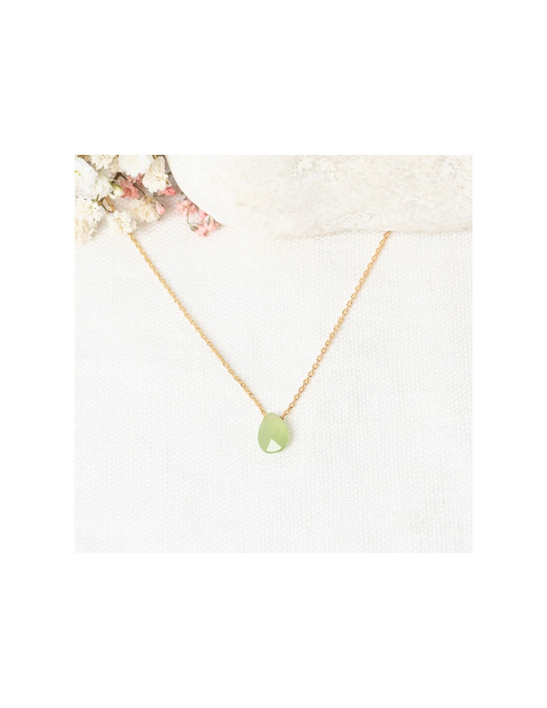 Collier Moonstone 'Edmée' amazonite (3C/H2550VJ)