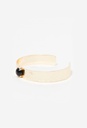 Bracelet Jonc Moonstone 'Caroline' Agathe noire (3R/E751Nj)