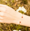 Bracelet Moonstone 'Aya' Cornaline (3R/A007Rr)