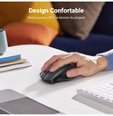 Souris sans fil Ugreen Design Ergonomique Noir (90545)