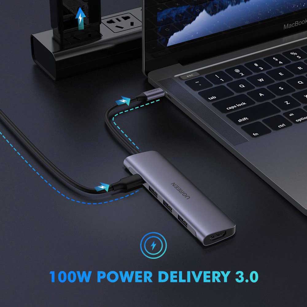 Mini Station d accueil Ugreen USB-C 5 en 1 (50209)