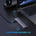 Mini Station d accueil Ugreen USB-C 5 en 1 (50209)