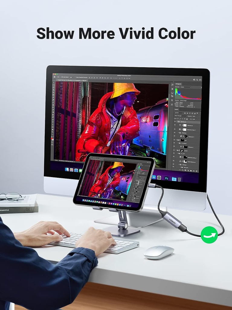 Câble Ugreen USB-C vers HDMI Female (70444)