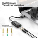Adaptateur USB-A vers Jack 3.5 mm audio Stereo (30724)