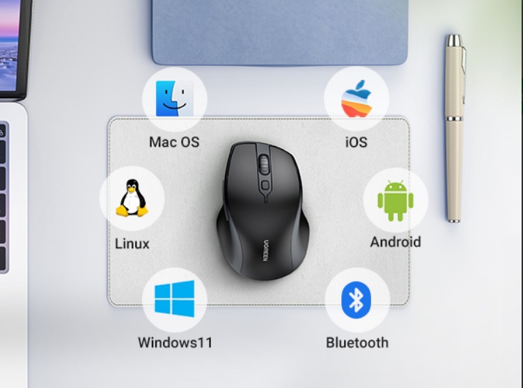Souris sans fil Ugreen Dual Mode Silencieuse (90395)