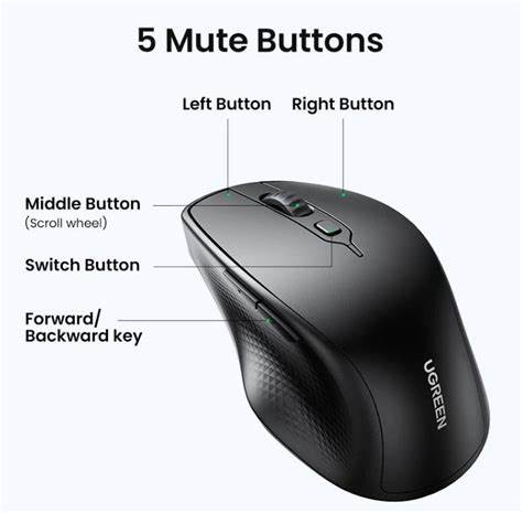Souris sans fil Ugreen Dual Mode Silencieuse (90395)
