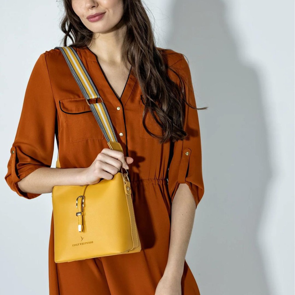 Sac Emily Westwood à bandoulière Sarah Jaune (EWH-1129-C)