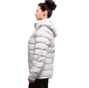 Doudoune Fashion Blanche à capuche amovible