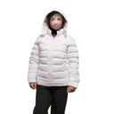 Doudoune Fashion Blanche à capuche amovible