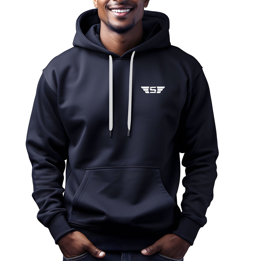 Sweat à capuche Hoody Pratik Noir