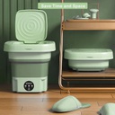 Machine a laver pliable portable bleu