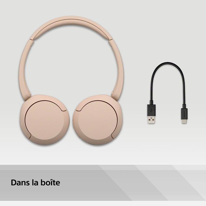 Casque Sony CH520 Bluetooth Bleu (WH-CH520/LZ)