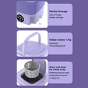 Machine à laver pliable portable violet