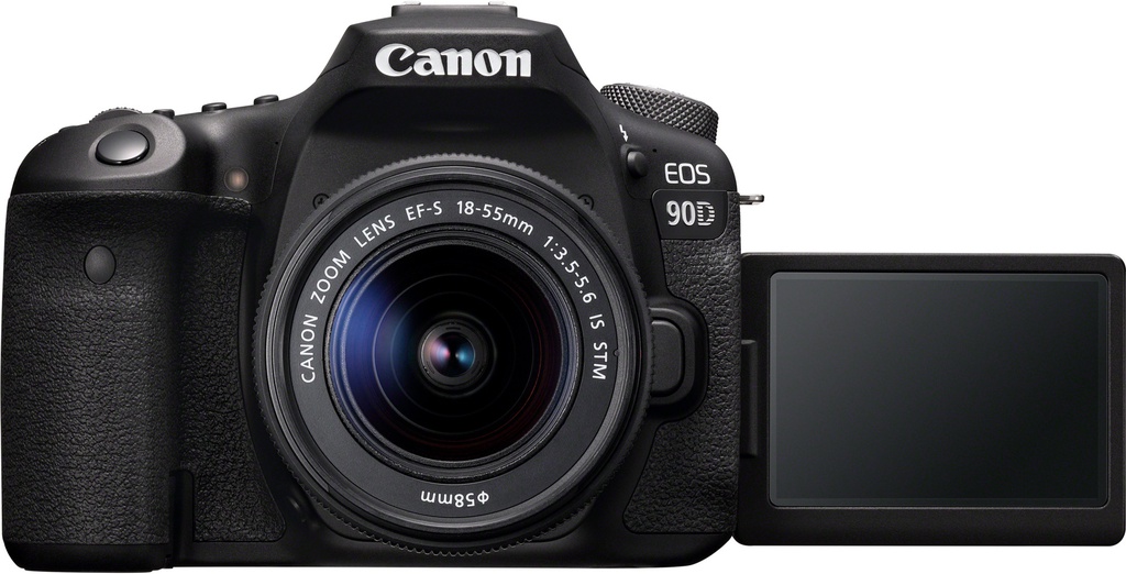 Appareil photo Canon EOS 90D + objectif EF-S 18-55mm IS STM