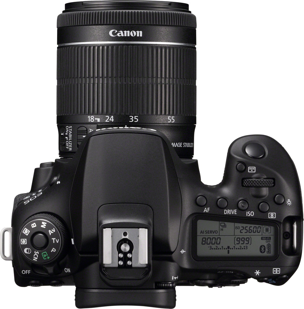 Appareil photo Canon EOS 90D + objectif EF-S 18-55mm IS STM
