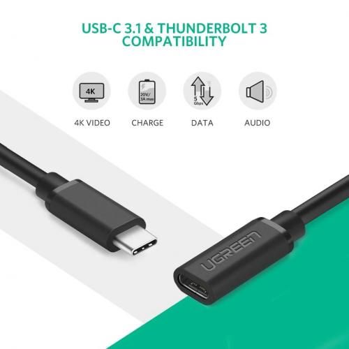 Ugreen Câble USB-C 5Gbps 0.5m (40574)