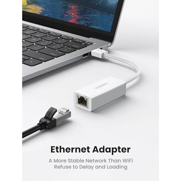 Ugreen adaptateur USB 2.0 vers Ethernet RJ45 (20253)