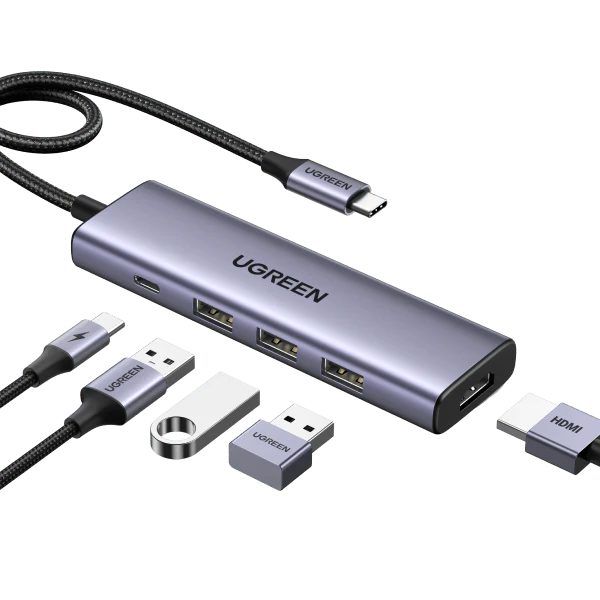 Ugreen HUB USB-C 5en1 (15596)