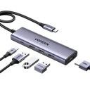 Ugreen HUB USB-C 5en1 (15596)
