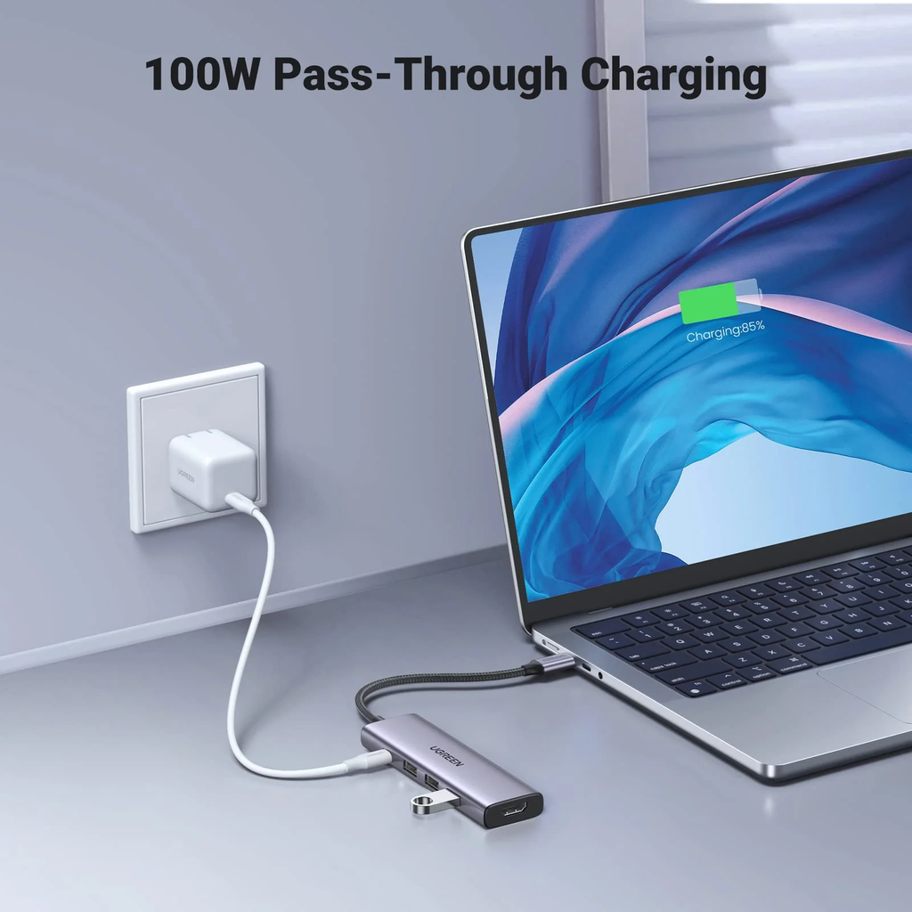 Ugreen HUB USB-C 5en1 (15596)