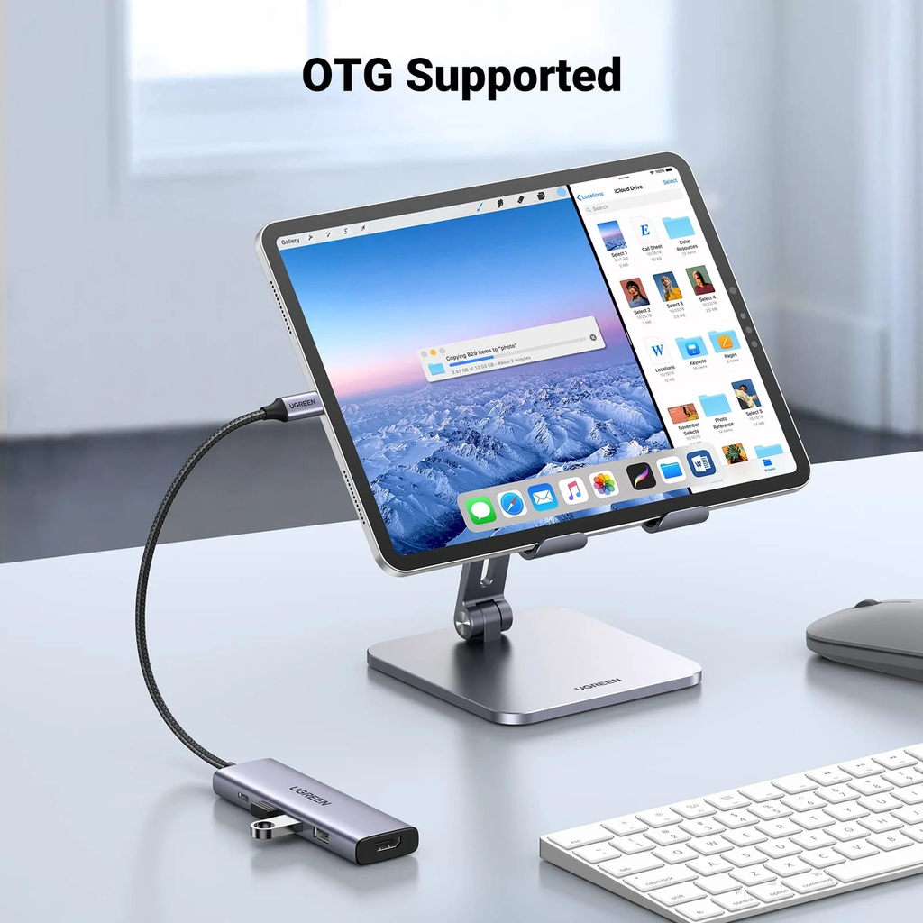 Ugreen HUB USB-C 5en1 (15596)