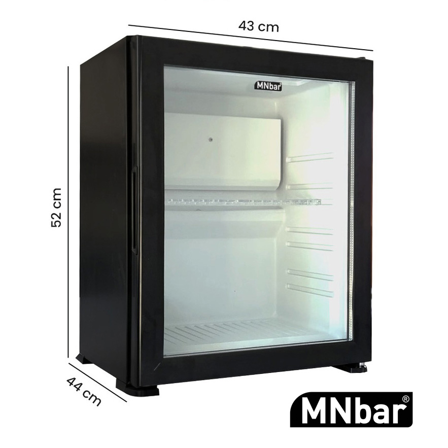 Mini-bar 100% silencieux – Porte vitrée