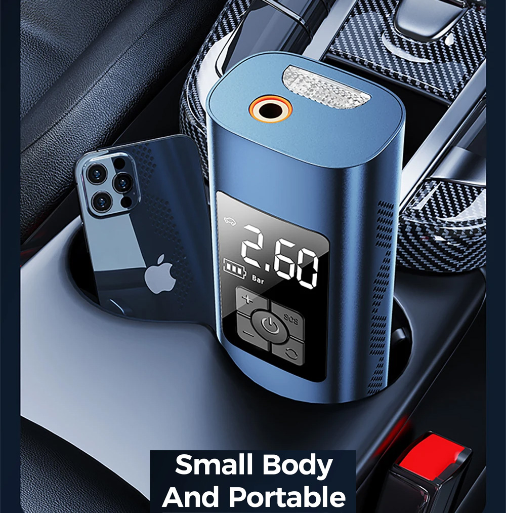 Compresseur d'air, Powerbank, Lampe LED, 6000mah Smartedge Adventures