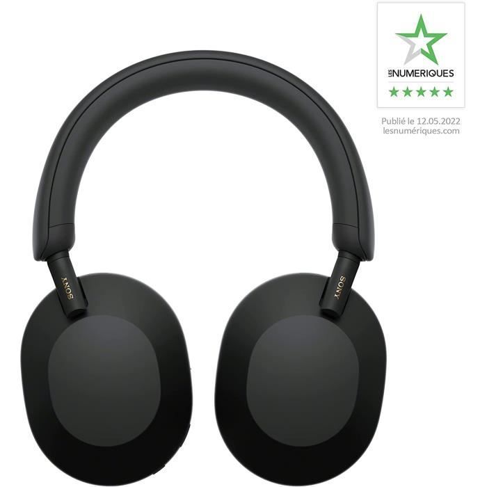Sony Casque Bluetooth sans Fil WH-1000XM5 | Blanc