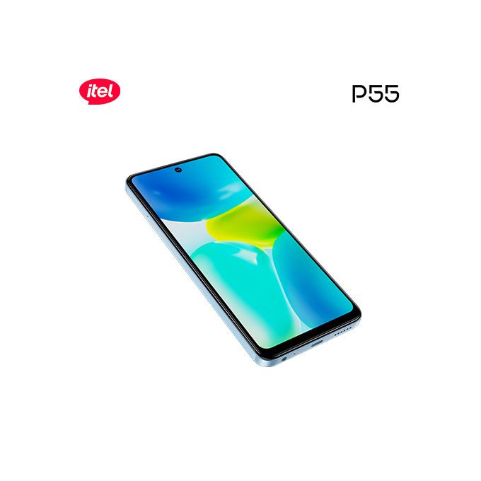Itel P55 24GB(8+16GB)/256GB, 50MP, 6.6” HD+ 90Hz, 18W | Aurora Blue