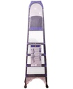 Escabeau Kenz en métal 4 marches 40x71x109cm