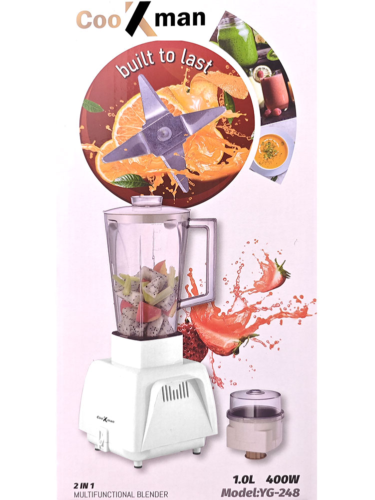 Blender General 1.5L puissant 350w avec moulin épice  2 in 1