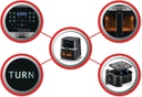 Black+Decker Air Fryer, 5.6L Digital 12 en 1 pavé tactile