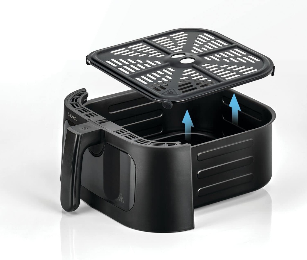 Black+Decker Air Fryer, 5.6L Digital 12 en 1 pavé tactile
