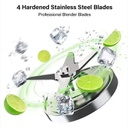 Blender moulin 2L 2000w Noir Kenz