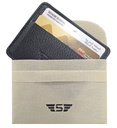 Porte carte cuir véritable Wincard Noir