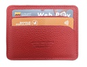 Porte carte cuir véritable Wincard Noir