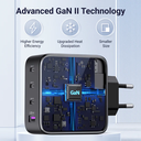 Chargeur USB C GaN Ugreen Nexode 100 W - Chargeur mural 4 ports (40747)