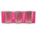 Verres de thé Vanilla 140cc 6 Pcs