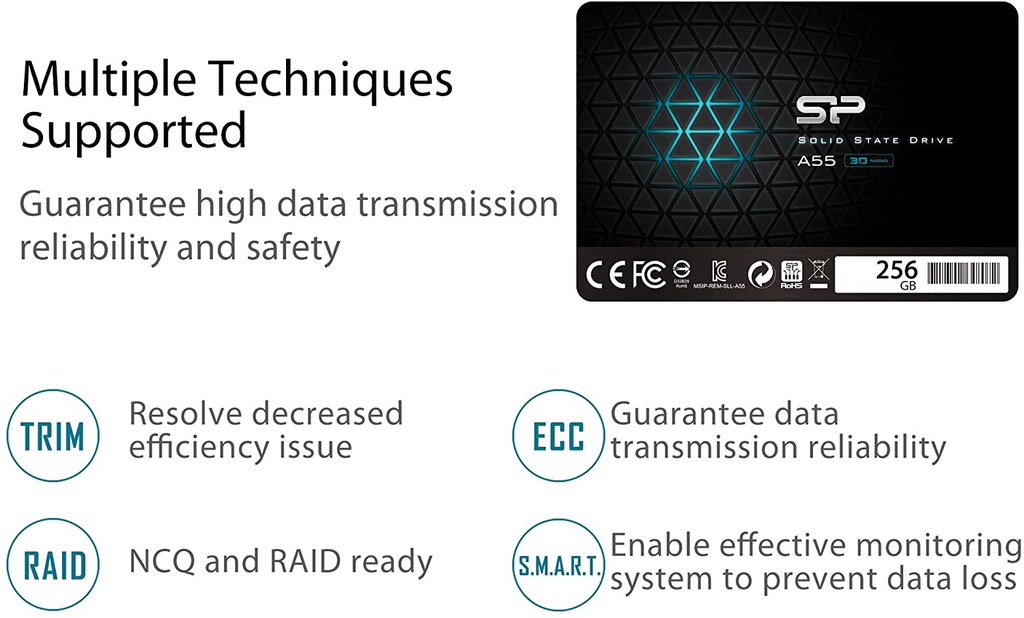 Disque Dur Silicon Power 256Go SSD interne