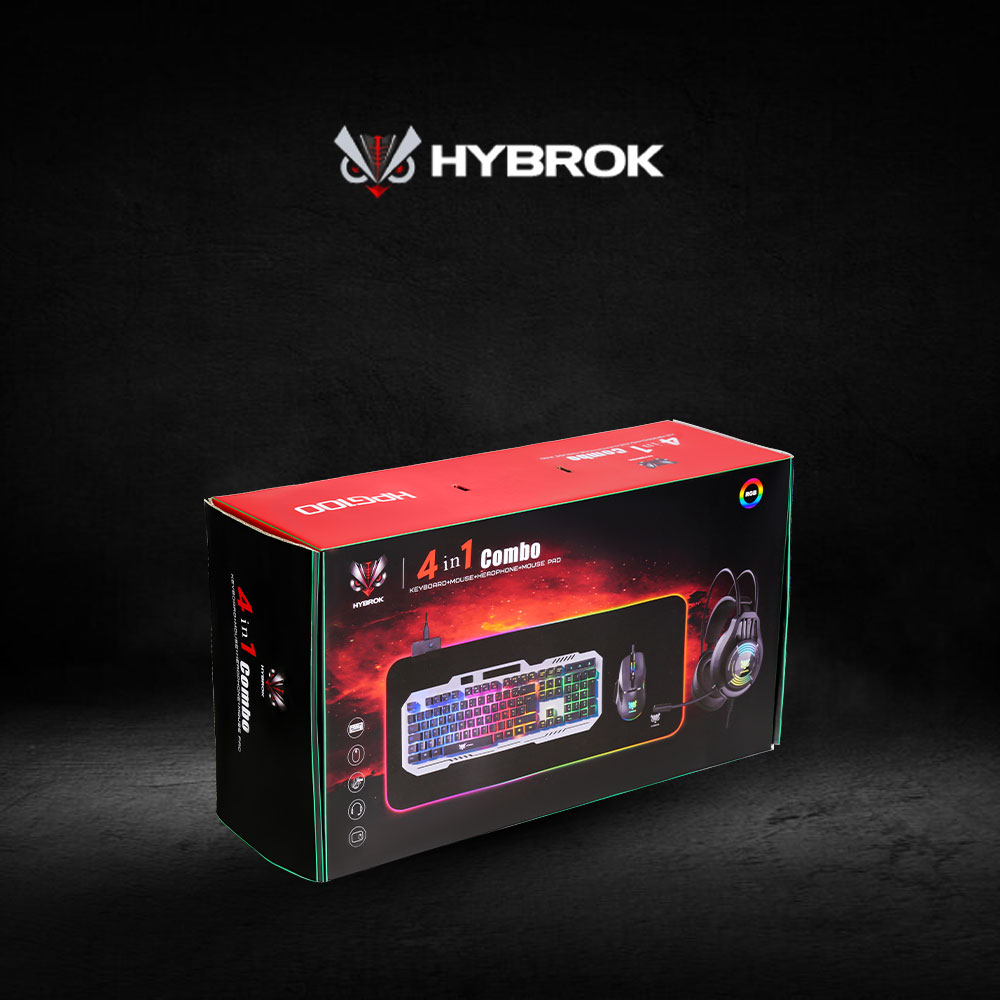 Combo HYBRO HPG100 4 in 1 Gaming